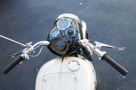 Gauges on a motorcycle